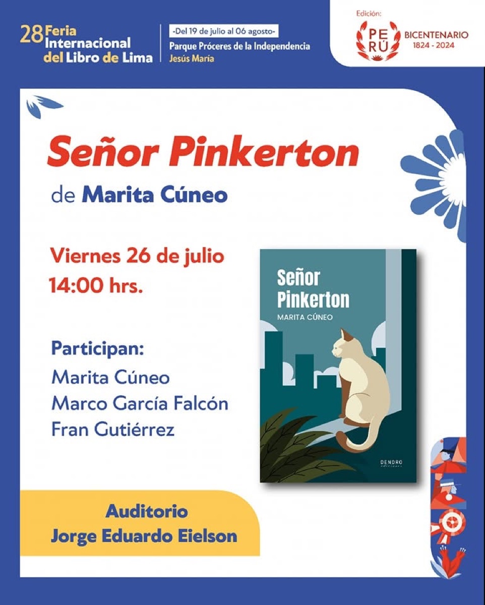 Foto de Presentación de «Señor Pinkerton» y encuentro con la autora